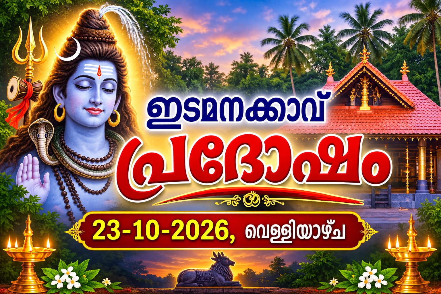 Temple Announcement